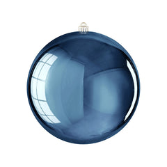 Bauble unbreakable d. blue shiny - d30cm