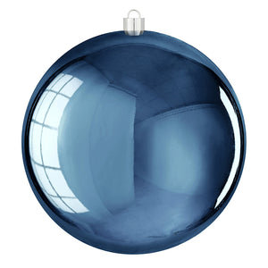 Bauble unbreakable d. blue shiny - d50cm