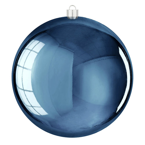 Bauble unbreakable d. blue shiny - d50cm