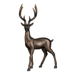 Decoration deer d. brown - l37xw27xh62cm