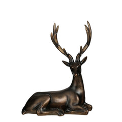 Decoration deer d. brown - l84xw52,5xh103cm