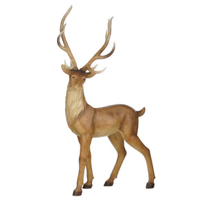 Decoration deer brown - l92,5xw50xh157,5cm