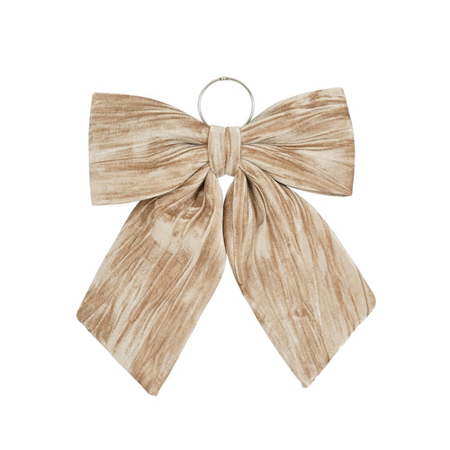 Bow champagne - l32xw40xh3cm