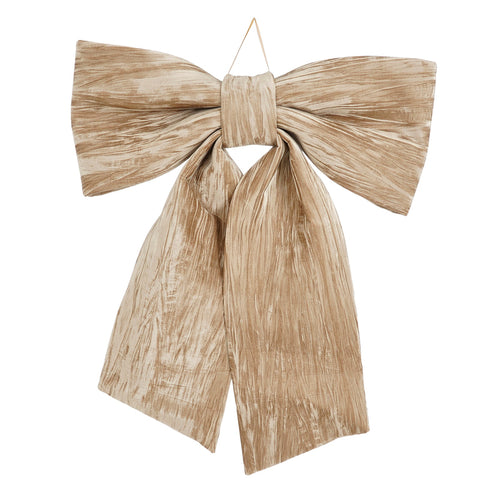 Bow champagne - l100xw120xh8cm