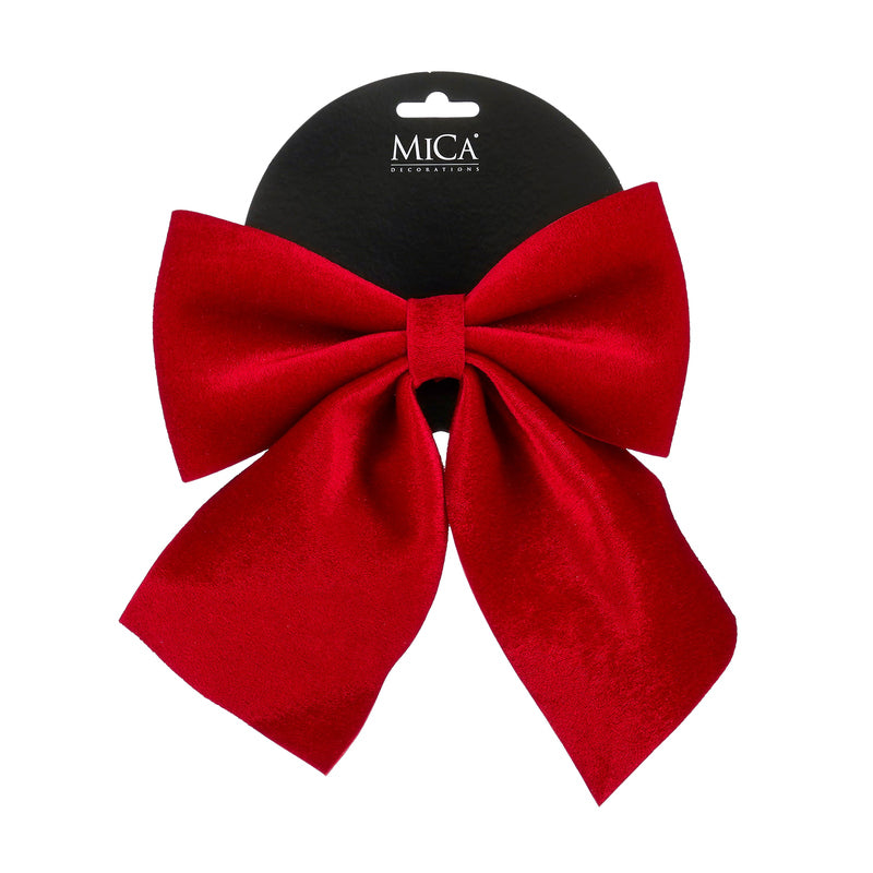 Bow red - l20xw23xh3cm