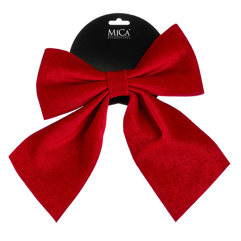 Bow red - l24xw28xh3,5cm