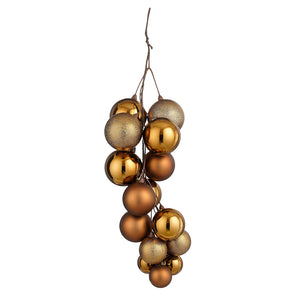 Bauble unbreakable bundle brown - l16xw16xh46cm