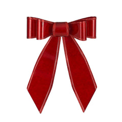 Decoration bow red - l33xw9xh46cm