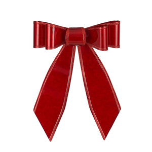Decoration bow red - l33xw9xh46cm