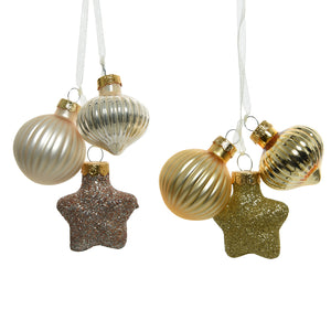 Glass Gold Figure Bundle (3.5cm)