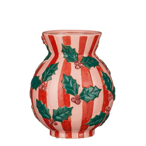 Fabia vase red - h30xd24cm