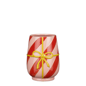 Fabia vase pink - h24xd17cm