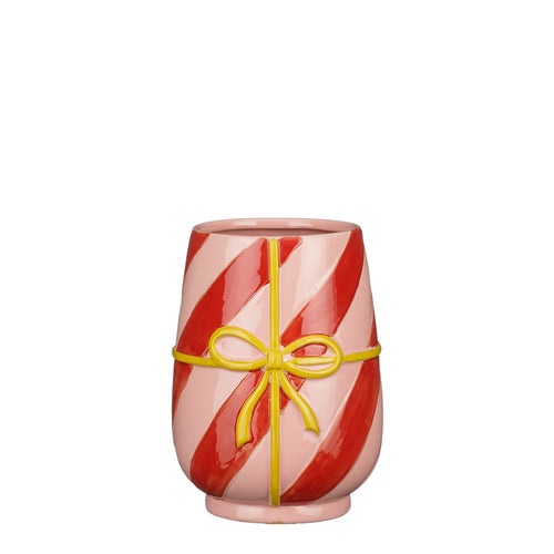 Fabia vase pink - h24xd17cm