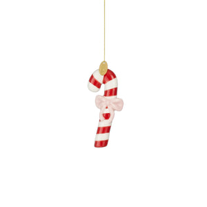 Ornament candy cane red - l4xw2xh9,5cm