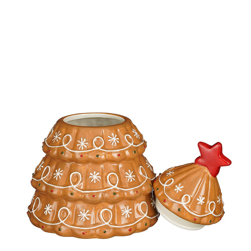Storagepot cookies brown - h24xd18cm