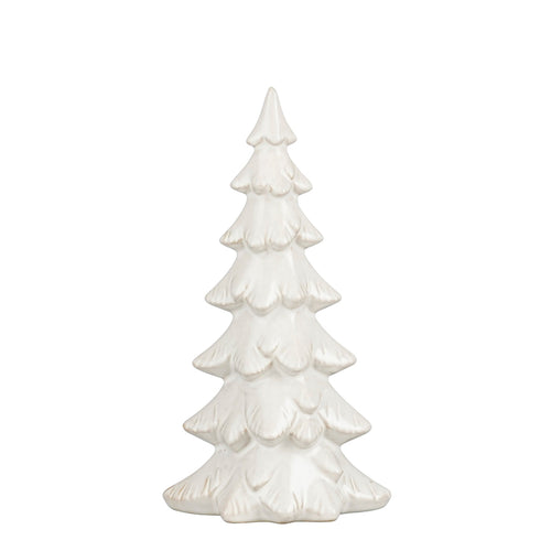 Decoration tree white - l13xw9xh24cm