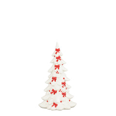 Decoration tree bow white - l14,5xw10,5xh26cm