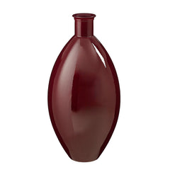 Qin vase recycled glass bordeaux - h59xd29cm