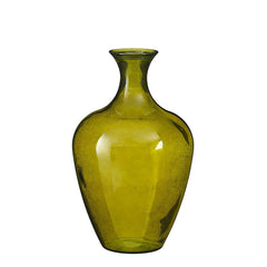 Olivier vase recycled glass d. green - h65xd40cm