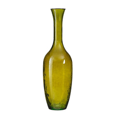 Olivier vase recycled glass d. green - h100xd30cm