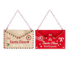Ornament envelope red brown 2 assorted FSC 100% -