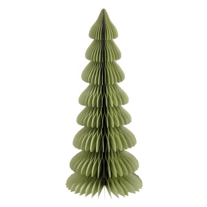 Decoration tree l. green gold FSC Mix - h160xd75cm