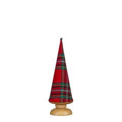 Decoration tree red FSC 100% - h32xd12cm