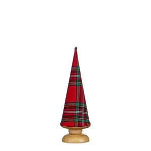Decoration tree red FSC 100% - h32xd12cm
