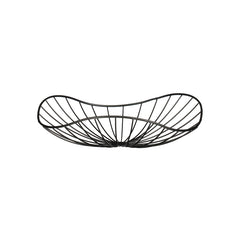 Decoration bowl black - h7,5xd30cm
