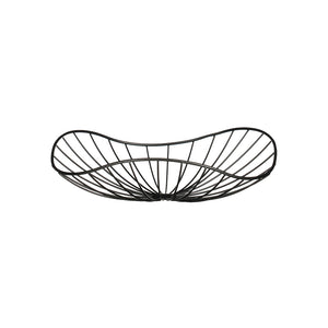 Decoration bowl black - h7,5xd30cm