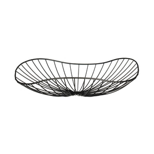Decoration bowl black - h8,5xd35cm