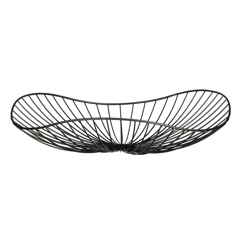 Decoration bowl black - h9,5xd40cm
