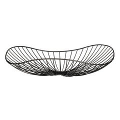 Decoration bowl black - h9,5xd40cm