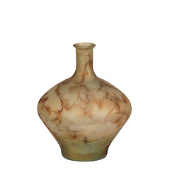 Canea vase recycled glass brown - h46xd37cm