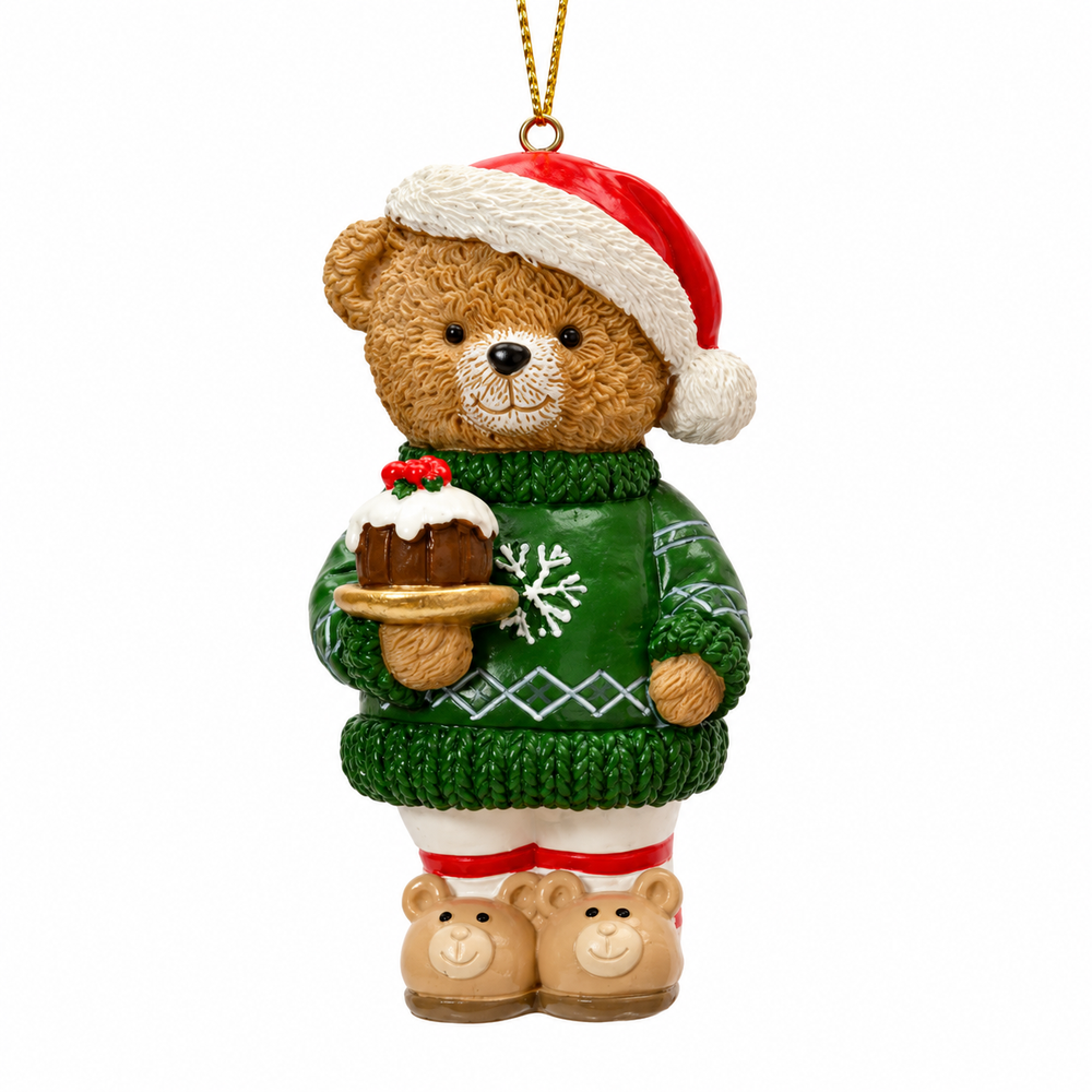 Bear polyresin 3ass assorted 5cm x 5.5cm x H.10.5cm - each at