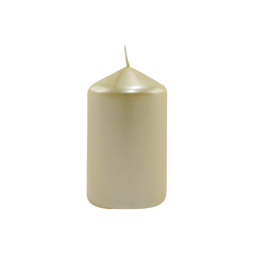 Champagne Pillar Candle (8cm)