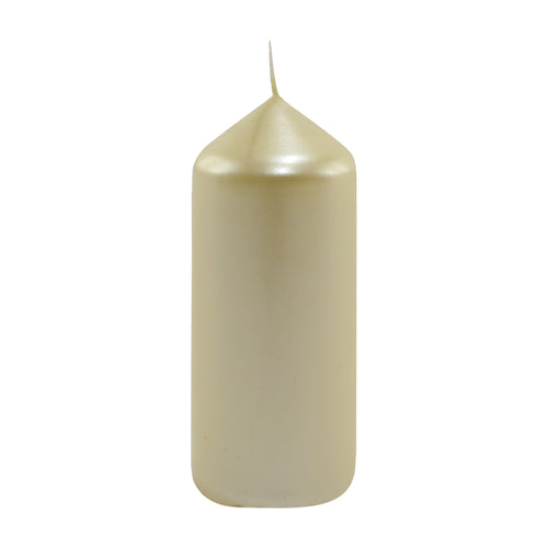 Champagne Pillar Candle (13cm)