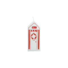 Red Bath House Pillar Candle (12 cm)
