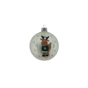 Glass Figurine Bauble (8cm)