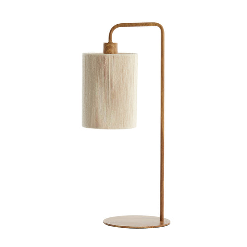 Donio Natural Wood Print Table Lamp (59.5 cm)