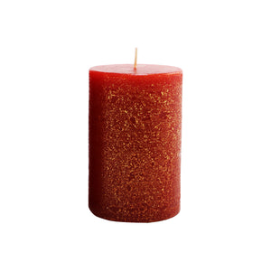 Ruby Glorious Pillar Candle (10cm)