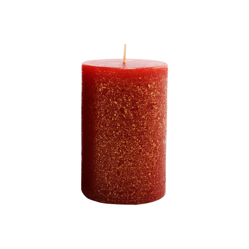 Ruby Glorious Pillar Candle (10cm)