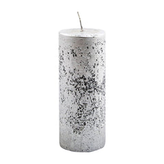 Nordic Silver Pillar Candle (15cm)