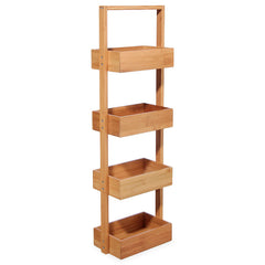 Ollie Bamboo Floor Shelf Natural (88 cm)