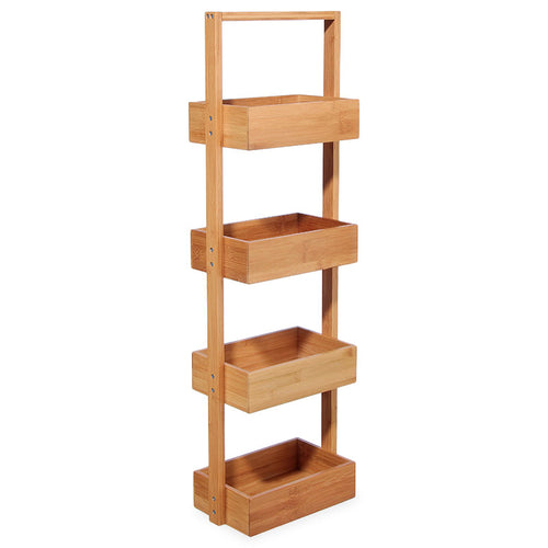 Ollie Bamboo Floor Shelf Natural (88 cm)