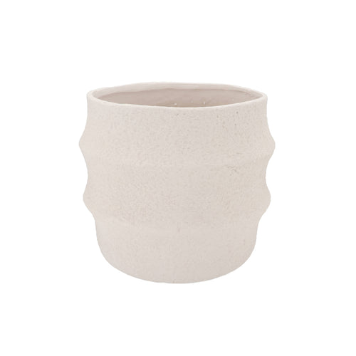 CASCAIS WHITE POT 30X30X26CM