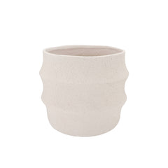 CASCAIS WHITE POT 25X25X22CM