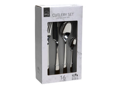 Cutlery set 16 pcs silver mirror