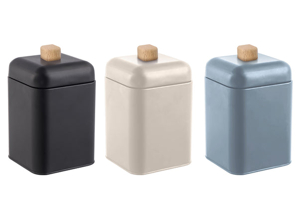 Storage jar 11.2x11.2x19cm 3-assorted