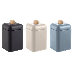 Storage jar 11.2x11.2x19cm 3-assorted